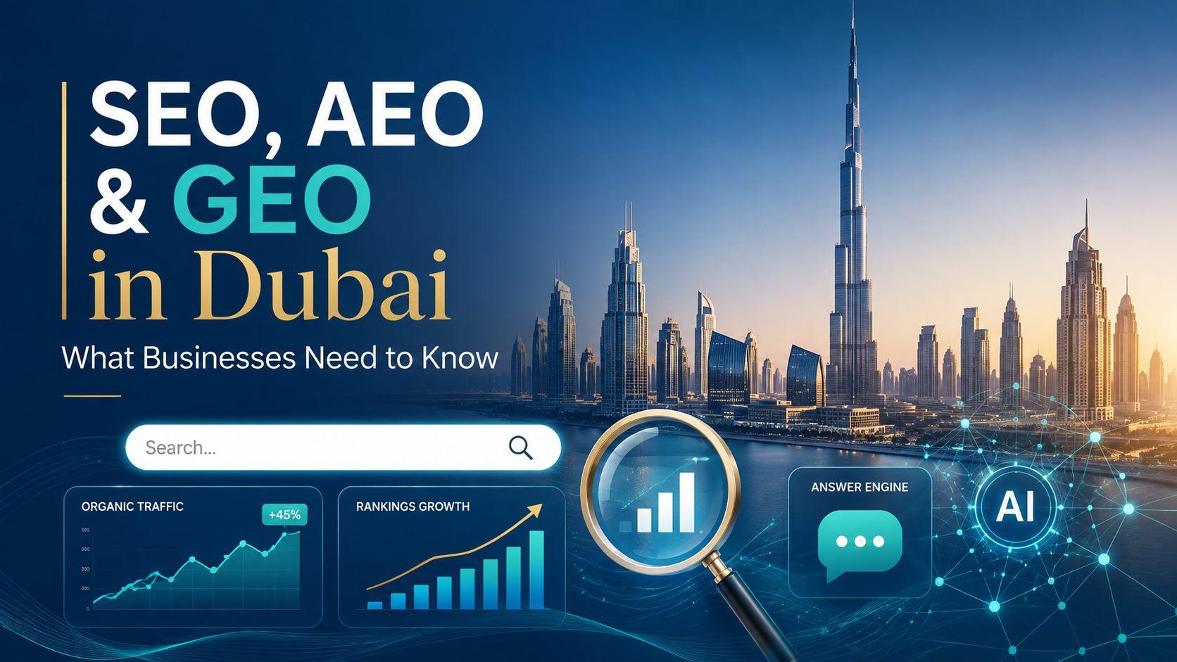 SEO AEO and GEO in Dubai